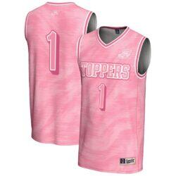#1 Western Kentucky Hilltoppers GameDay Greats Unisex Lightweight Basketball Jersey - Pink - Front View