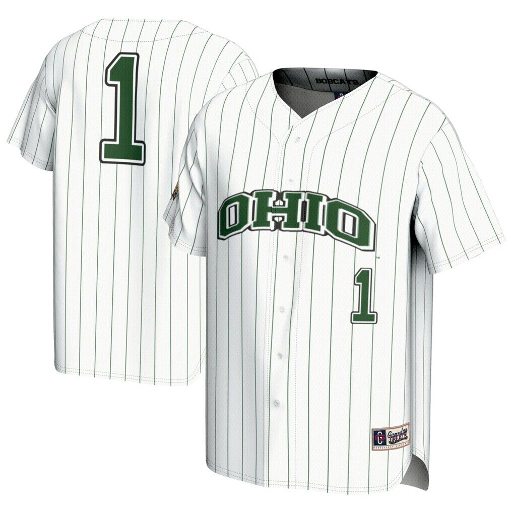 #1 Ohio Bobcats GameDay Greats Youth  Lightweight Baseball Fashion Jersey