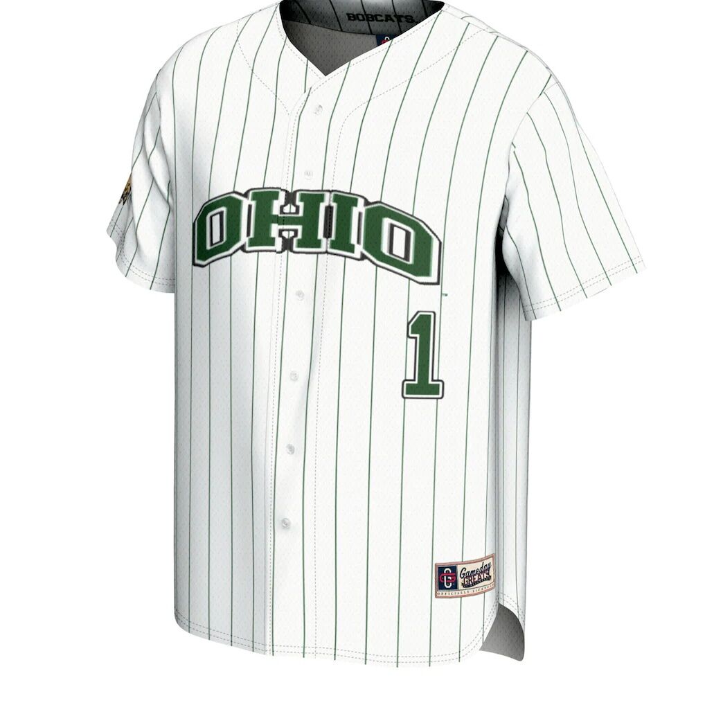 #1 Ohio Bobcats GameDay Greats Youth  Lightweight Baseball Fashion Jersey