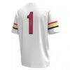 #1 Maryland Terrapins Under Armour Replica Football Jersey - White - Detail View