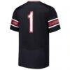 #1 South Carolina Gamecocks Under Armour Youth Replica Football Jersey - Black - Detail View