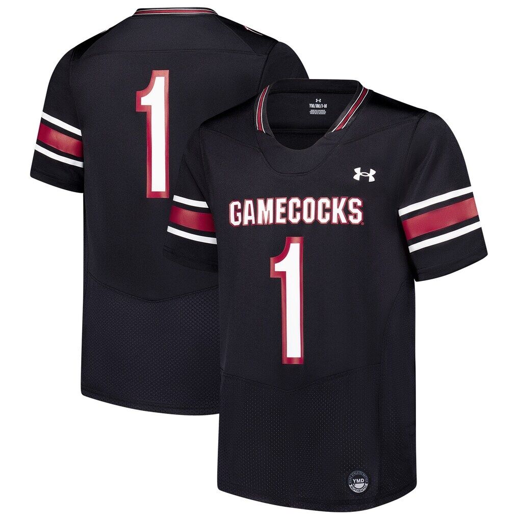 #1 South Carolina Gamecocks Under Armour Youth Replica Football Jersey