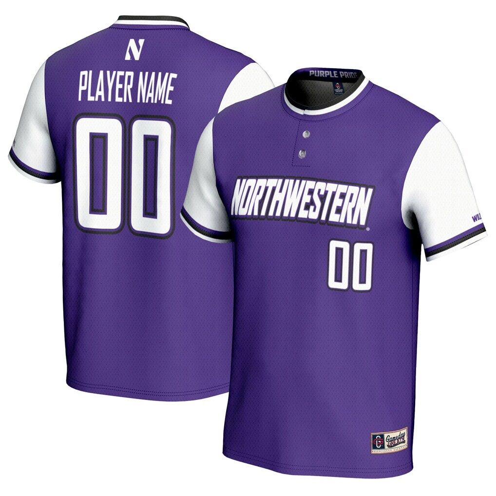 Northwestern Wildcats GameDay Greats Unisex NIL Pick-A-Player Lightweight Softball Jersey