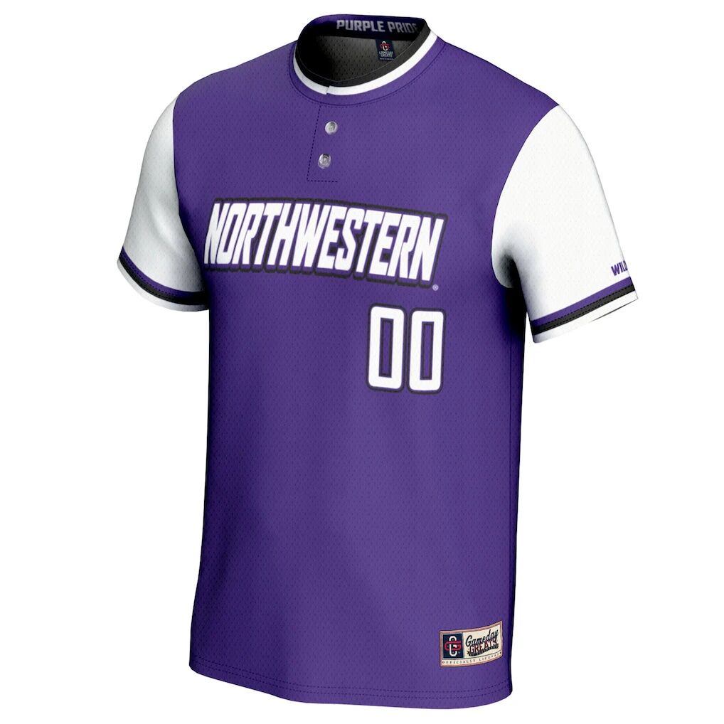 Northwestern Wildcats GameDay Greats Unisex NIL Pick-A-Player Lightweight Softball Jersey