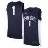 #1 Penn State Nittany Lions Nike Road Replica Jersey - Navy - Front View
