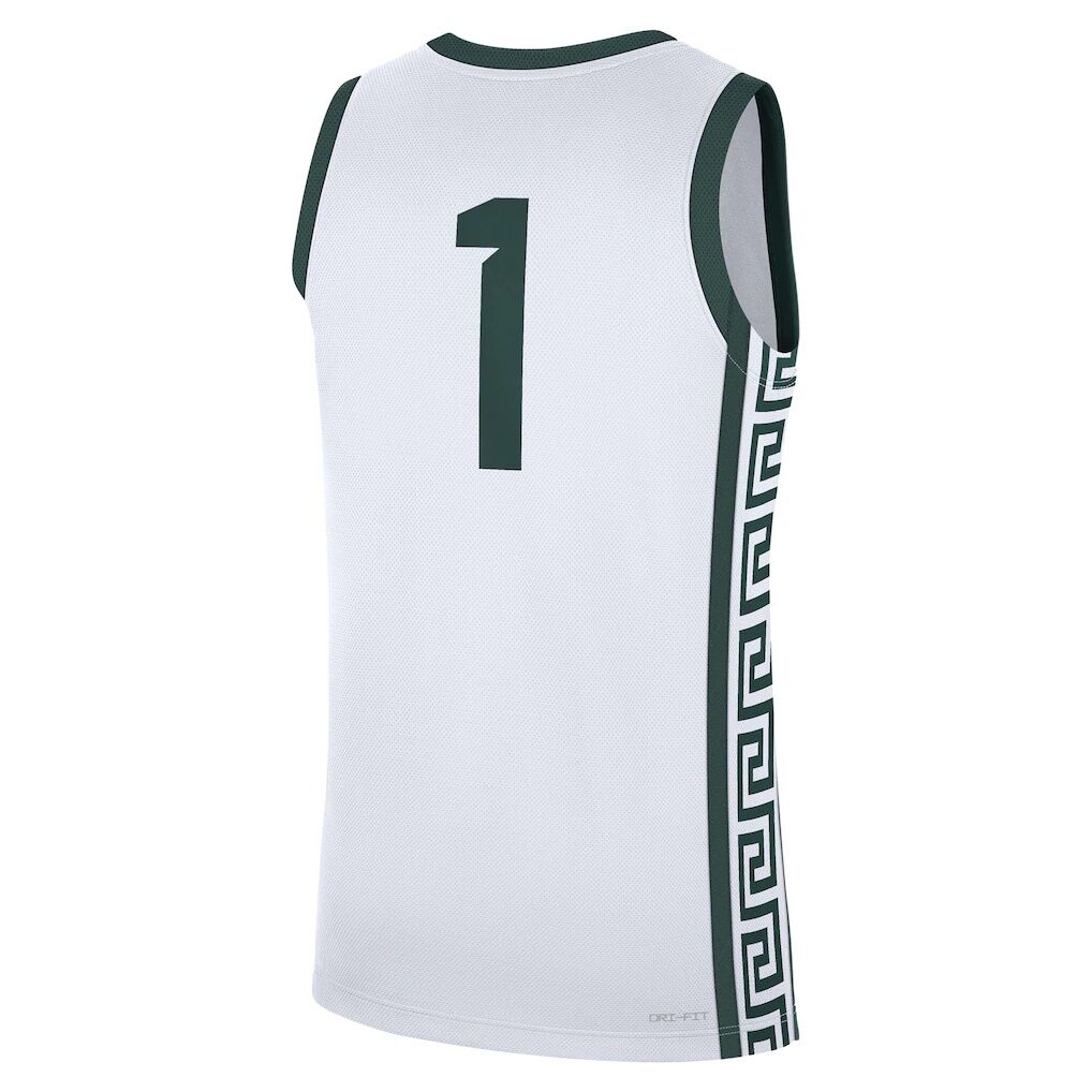 #1 Michigan State Spartans Nike Home Replica Jersey