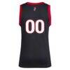 #1 Rutgers Scarlet Knights adidas Replica Swingman Jersey - Black - Detail View