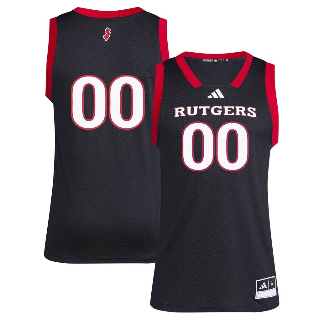 #1 Rutgers Scarlet Knights adidas Replica Swingman Jersey