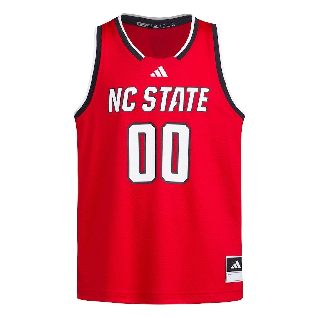 #00 NC State Wolfpack adidas Youth Swingman Jersey