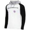 Sacramento Kings Stadium Essentials Unisex Terrace Long Sleeve Hooded T-Shirt - White - Side View