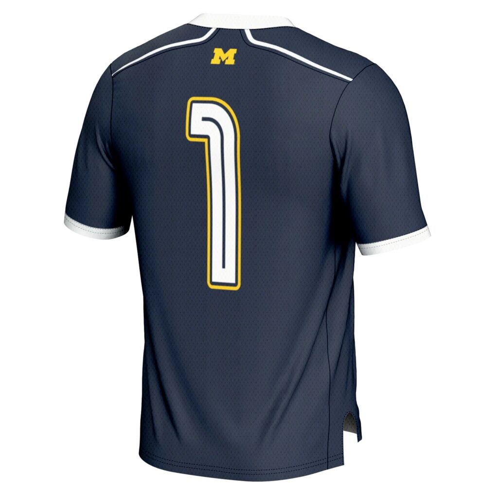 #1 Michigan Wolverines GameDay Greats Youth Lightweight Lacrosse Fashion Jersey