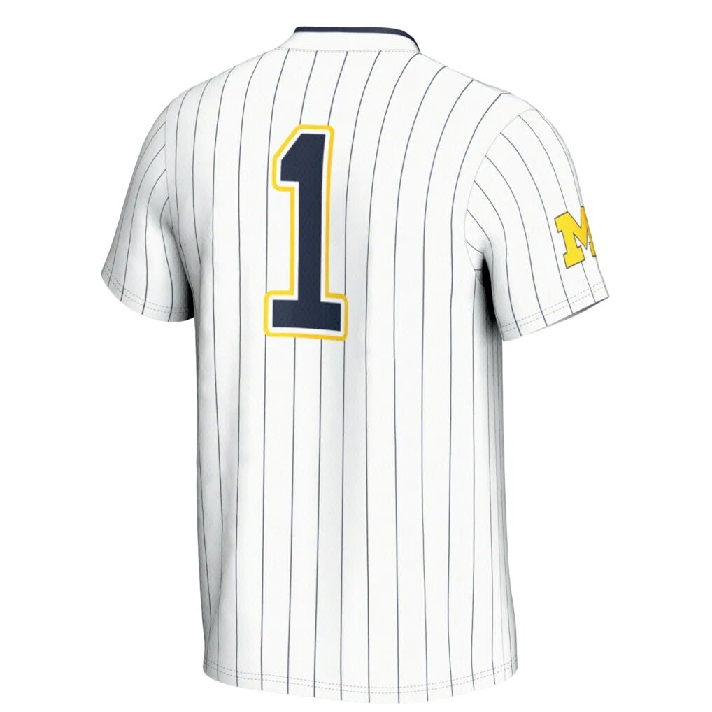 #1 Michigan Wolverines GameDay Greats Unisex Lightweight Softball Jersey