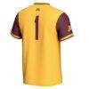 #1 Minnesota Golden Gophers GameDay Greats Unisex Lightweight Softball Jersey - Gold - Detail View