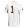 #1 Minnesota Golden Gophers GameDay Greats Youth Lightweight Softball Jersey - White - Detail View