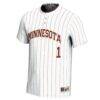 #1 Minnesota Golden Gophers GameDay Greats Youth Lightweight Softball Jersey - White - Side View