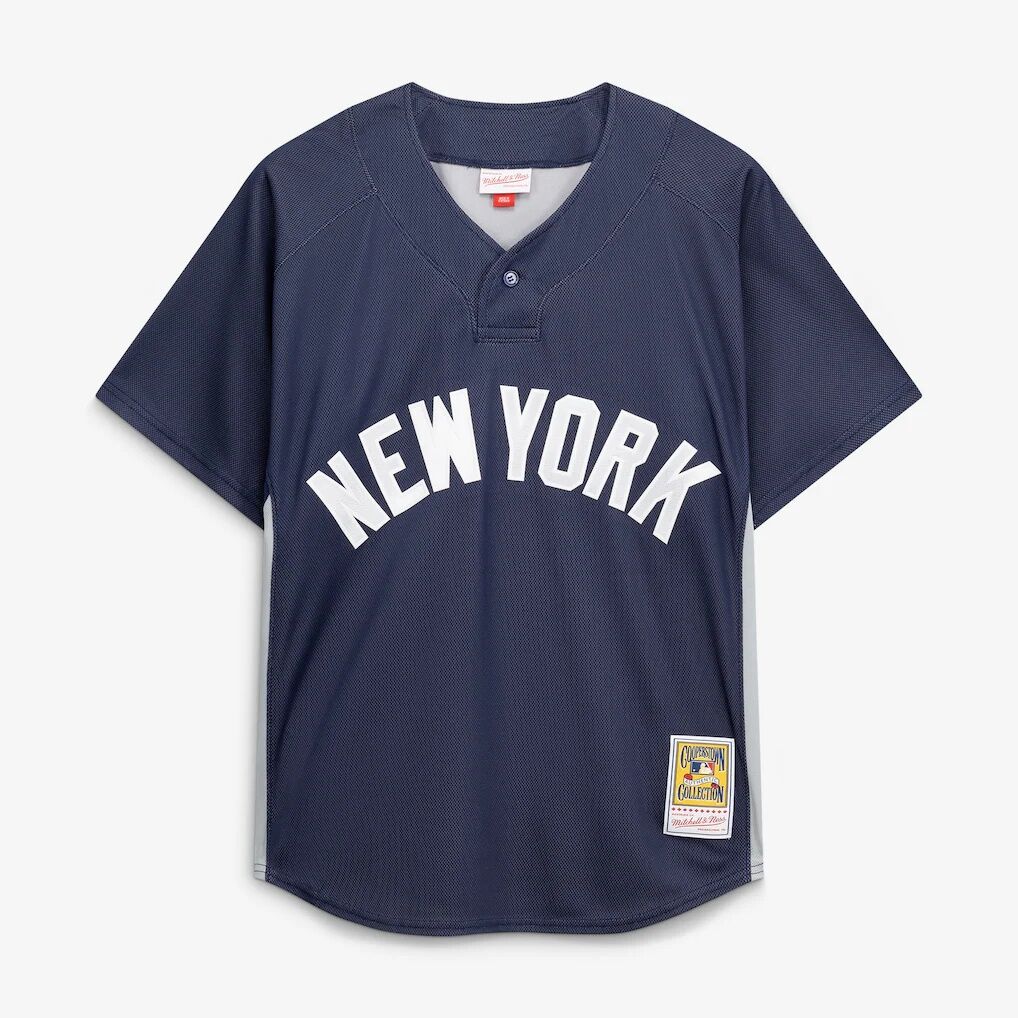 Derek Jeter New York Yankees Mitchell & Ness Authentic Batting Practice Jersey