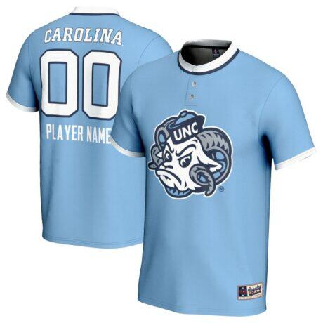 North Carolina Tar Heels GameDay Greats Unisex NIL Pick-A-Player Lightweight Softball Mascot Jersey - - Front View