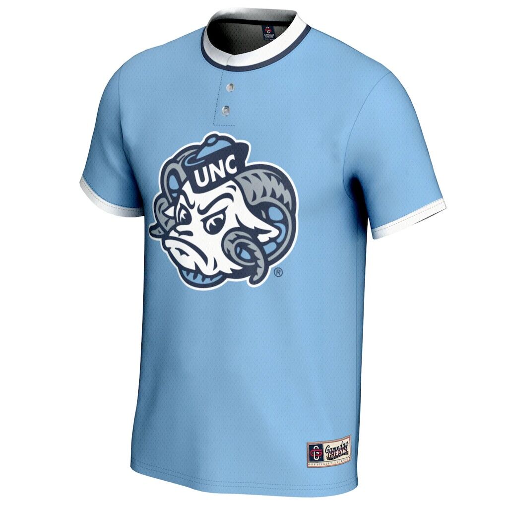 North Carolina Tar Heels GameDay Greats Unisex NIL Pick-A-Player Lightweight Softball Mascot Jersey - Carolina Blue