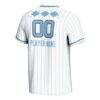 North Carolina Tar Heels GameDay Greats Youth NIL Pick-A-Player Lightweight Softball Jersey - White - Detail View