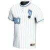 North Carolina Tar Heels GameDay Greats Youth NIL Pick-A-Player Lightweight Softball Jersey - White - Side View