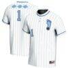 #1 North Carolina Tar Heels GameDay Greats Unisex Lightweight Softball Jersey - White - Front View
