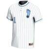 #1 North Carolina Tar Heels GameDay Greats Youth Lightweight Softball Jersey - White - Side View