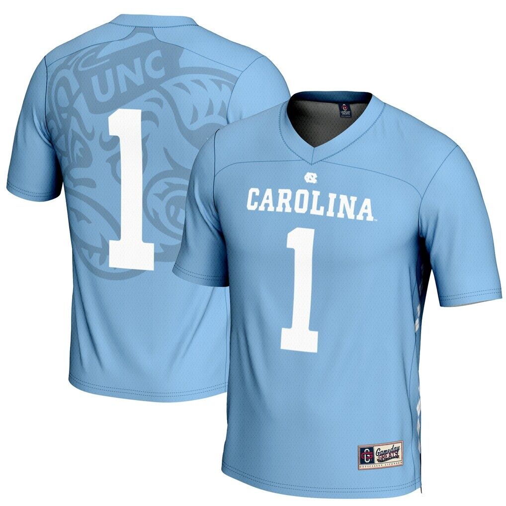 #1 North Carolina Tar Heels GameDay Greats Lightweight Men's Lacrosse Jersey - Carolina Blue