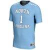 #1 North Carolina Tar Heels GameDay Greats Youth Lightweight Women's Lacrosse Jersey - Light Blue - Side View