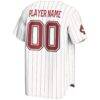 South Carolina Gamecocks GameDay Greats Unisex NIL Pick-A-Player Baseball Lightweight Jersey - White - Detail View