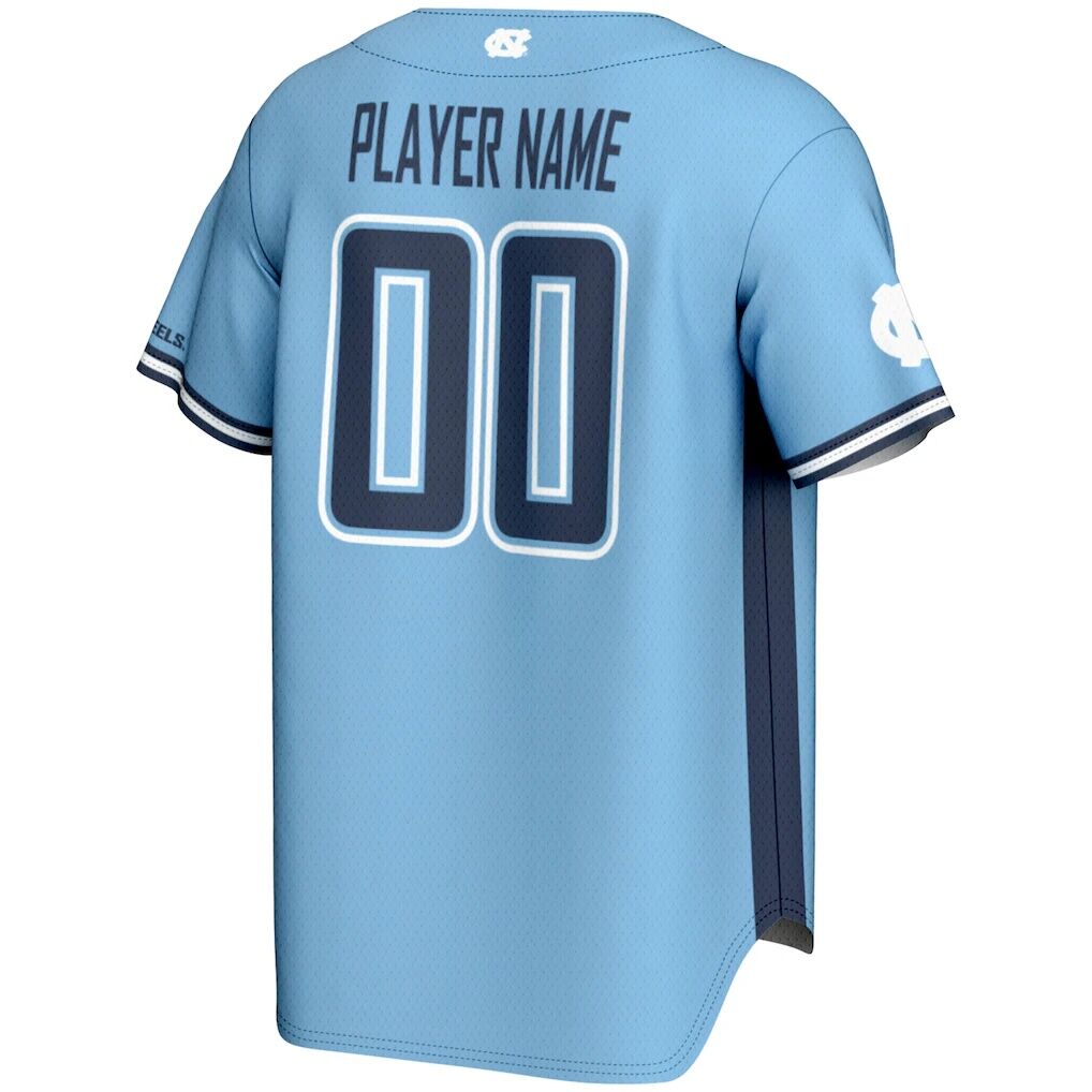 North Carolina Tar Heels GameDay Greats Youth NIL Pick-A-Player Baseball Lightweight Jersey - Carolina Blue