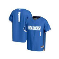 #1 Saint Louis Billikens GameDay Greats Unisex Lightweight Baseball Fashion Jersey - Blue - Front View