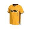 #1 VCU Rams GameDay Greats Unisex Lightweight Baseball Fashion Jersey - Gold - Side View
