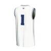 #1 Nevada Wolf Pack GameDay Greats Youth Lightweight Basketball Fashion Jersey - White - Detail View