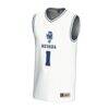 #1 Nevada Wolf Pack GameDay Greats Youth Lightweight Basketball Fashion Jersey - White - Side View