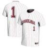 #1 South Carolina Gamecocks GameDay Greats Youth Lightweight Softball Jersey - White - Front View