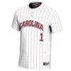 #1 South Carolina Gamecocks GameDay Greats Youth Lightweight Softball Jersey - White - Side View