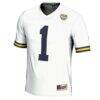 #1 Michigan Wolverines GameDay Greats College Football Playoff 2023 National Champions Lightweight Fashion Jersey - White - Side View