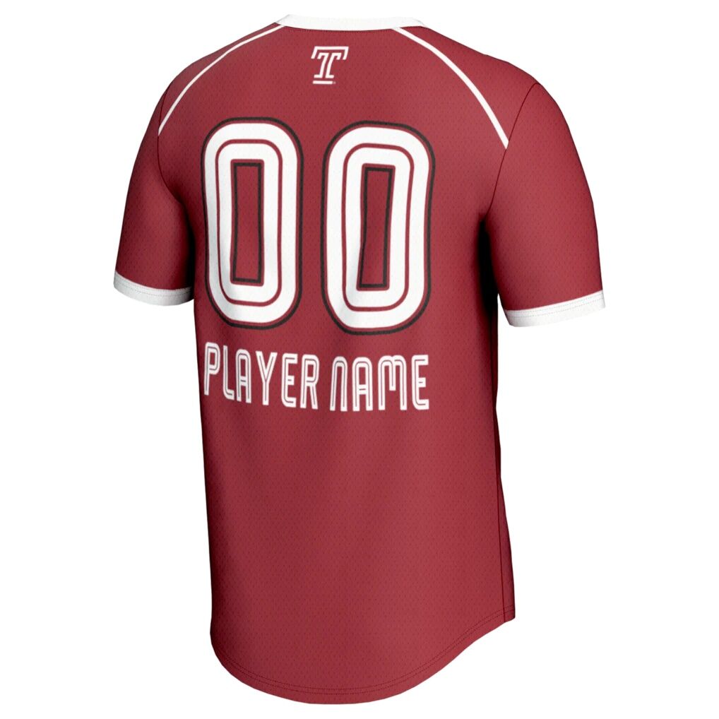 Temple Owls GameDay Greats Unisex Women's Lacrosse NIL Lightweight Jersey - Cherry