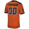 Oregon State Beavers Nike Custom Football Game Jersey - Orange - Detail View