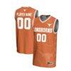 Texas Longhorns GameDay Greats NIL Pick-A-Player Men's Basketball Icon Print Lightweight Jersey - - Front View