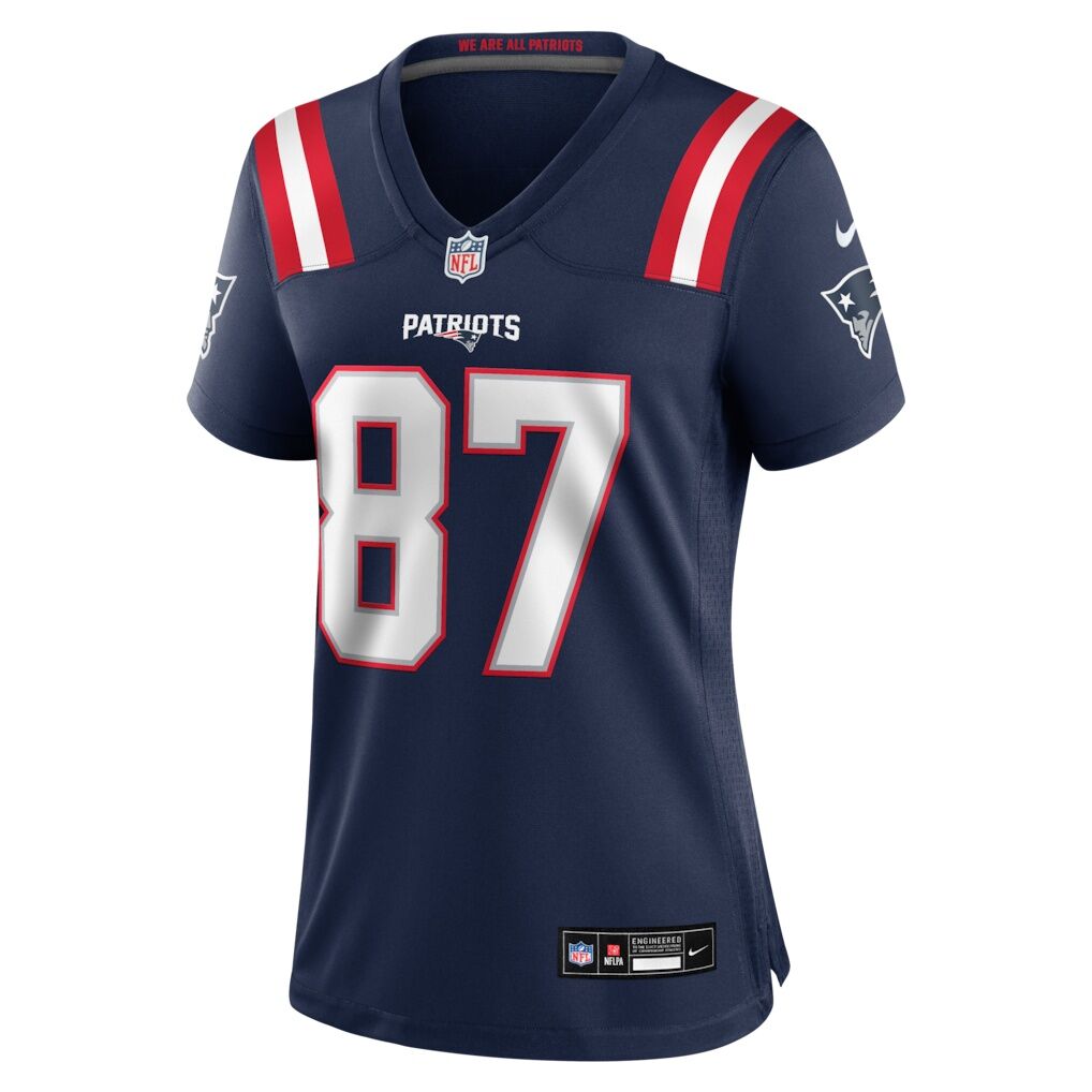 Romeo Doubs New England Patriots Nike Women's Team Game Jersey