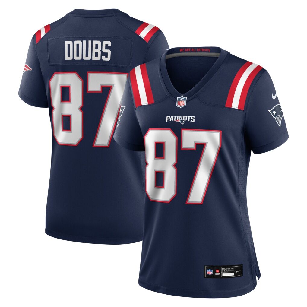 Romeo Doubs New England Patriots Nike Women's Team Game Jersey