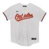 Jackson Holliday Baltimore Orioles Nike Preschool Home Game Jersey - White - Side View