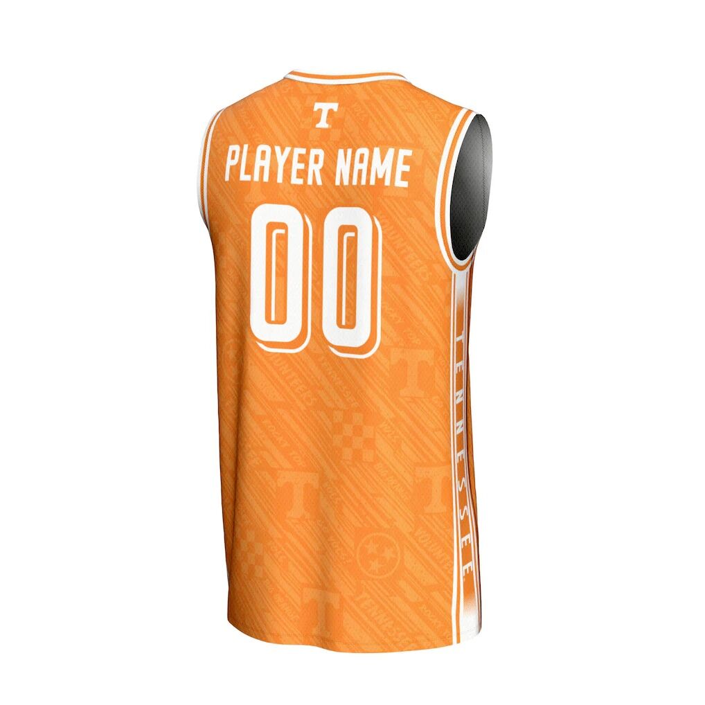 Tennessee Volunteers GameDay Greats NIL Pick-A-Player Men's Basketball Highlight Print Lightweight Jersey - Tennessee Orange