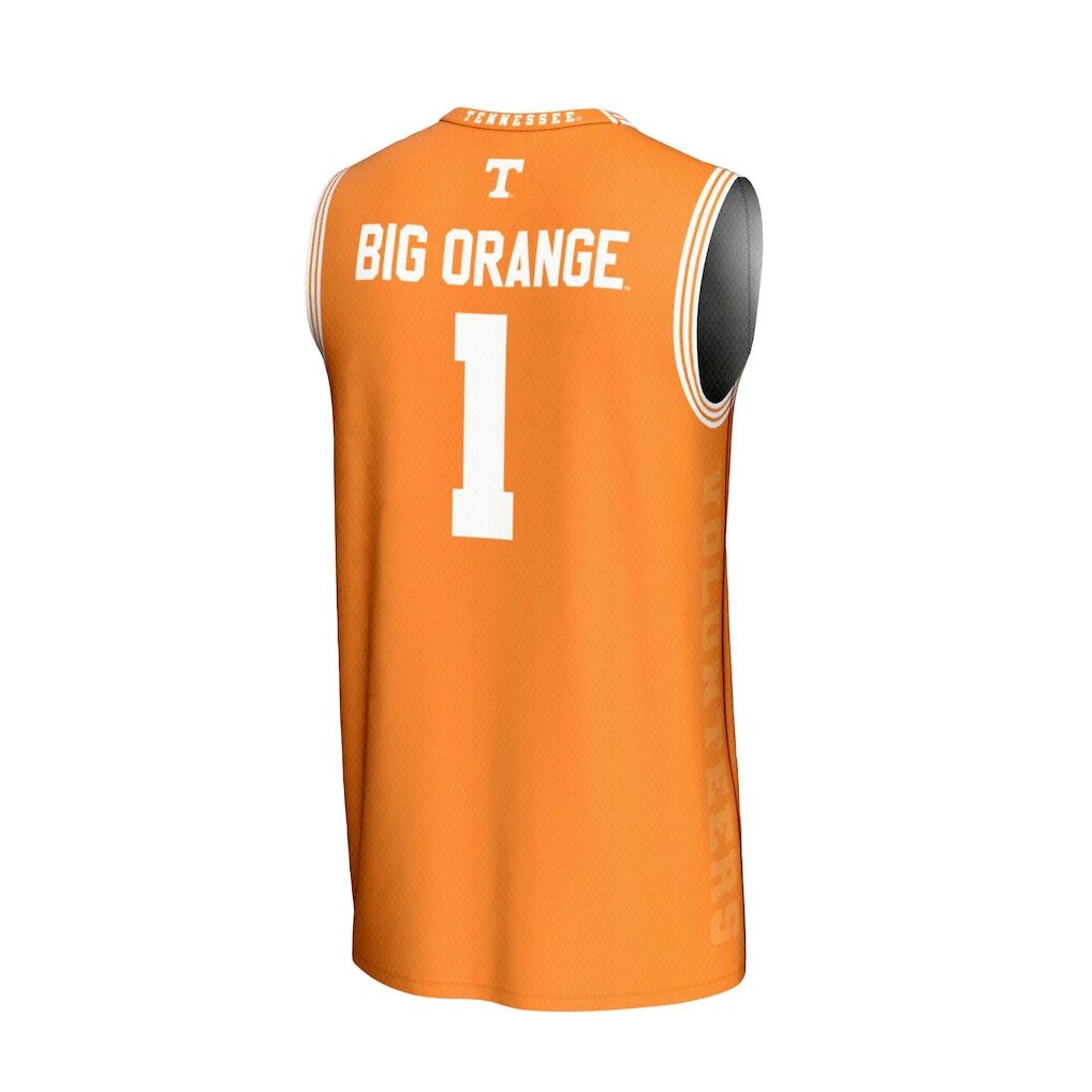 #1 Tennessee Volunteers GameDay Greats Youth Lightweight Icon Print Basketball Jersey - Tennessee Orange
