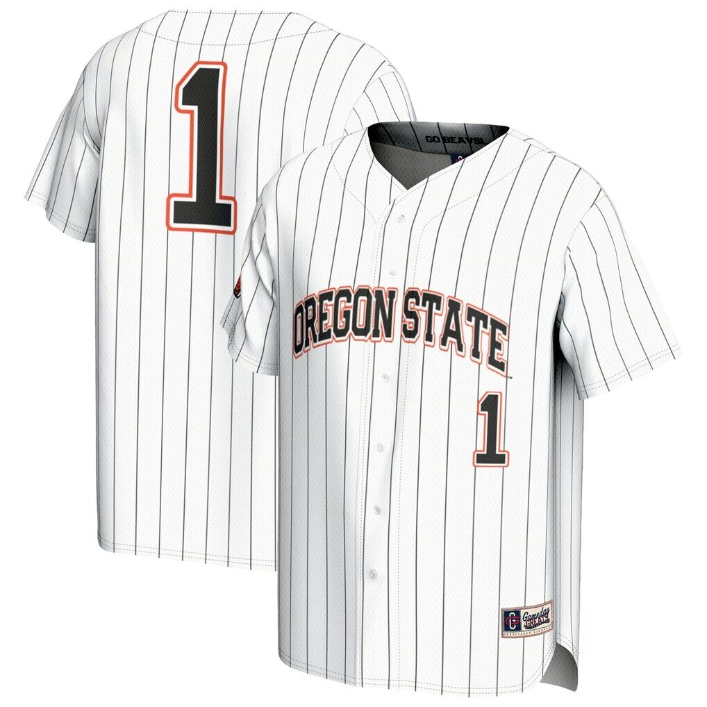 #1 Oregon State Beavers GameDay Greats Lightweight Baseball Fashion Jersey