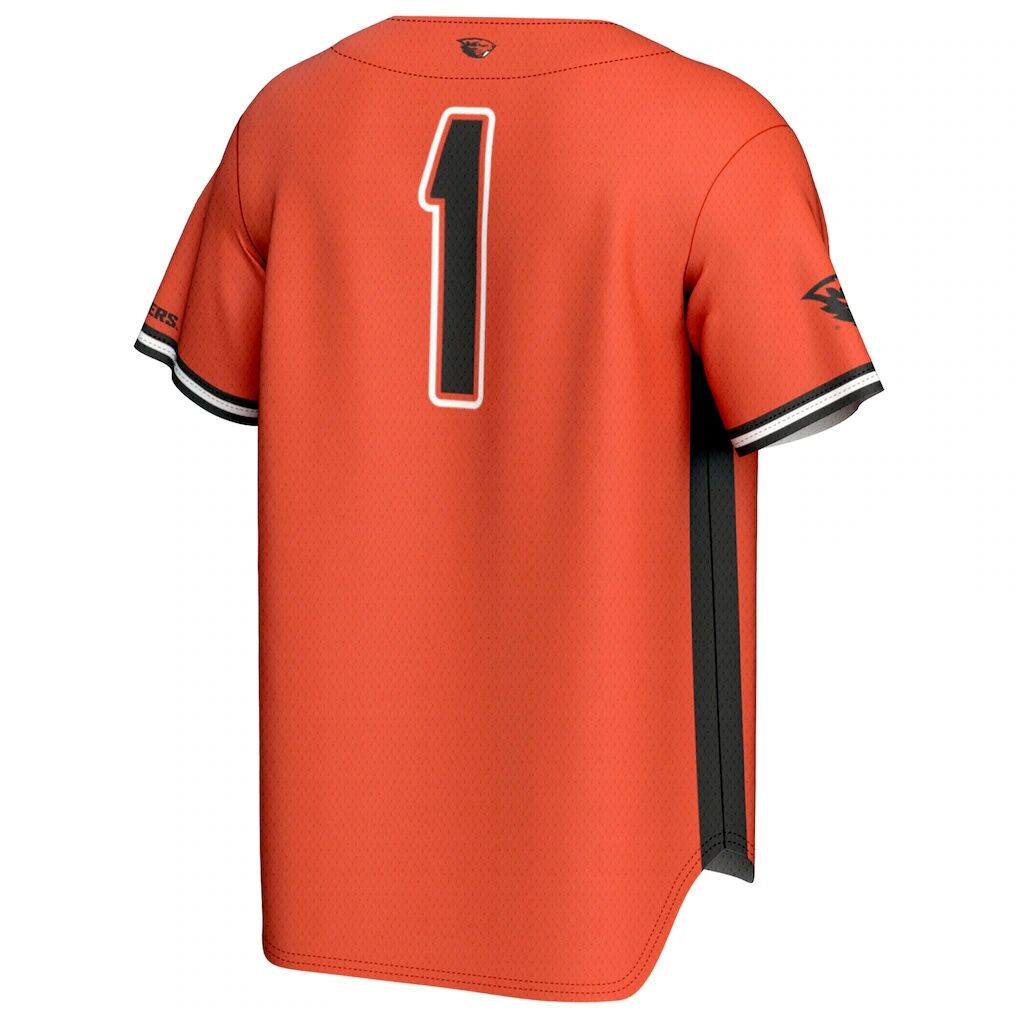#1 Oregon State Beavers GameDay Greats Youth Lightweight Baseball Fashion Jersey