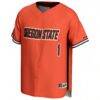 #1 Oregon State Beavers GameDay Greats Youth Lightweight Baseball Fashion Jersey - Orange - Side View