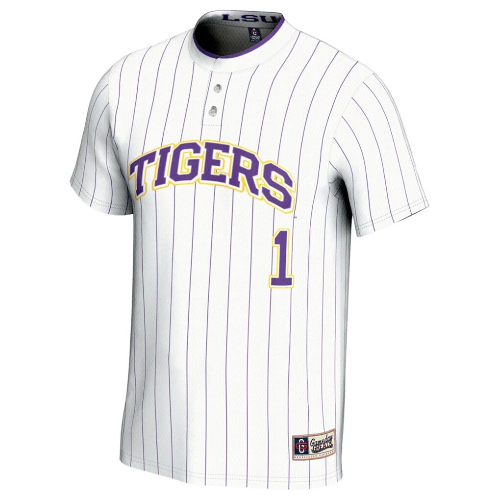 #1 LSU Tigers GameDay Greats Unisex Lightweight Softball Jersey