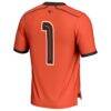 #1 Oregon State Beavers GameDay Greats Unisex Men's Lacrosse Fashion Jersey - Orange - Detail View